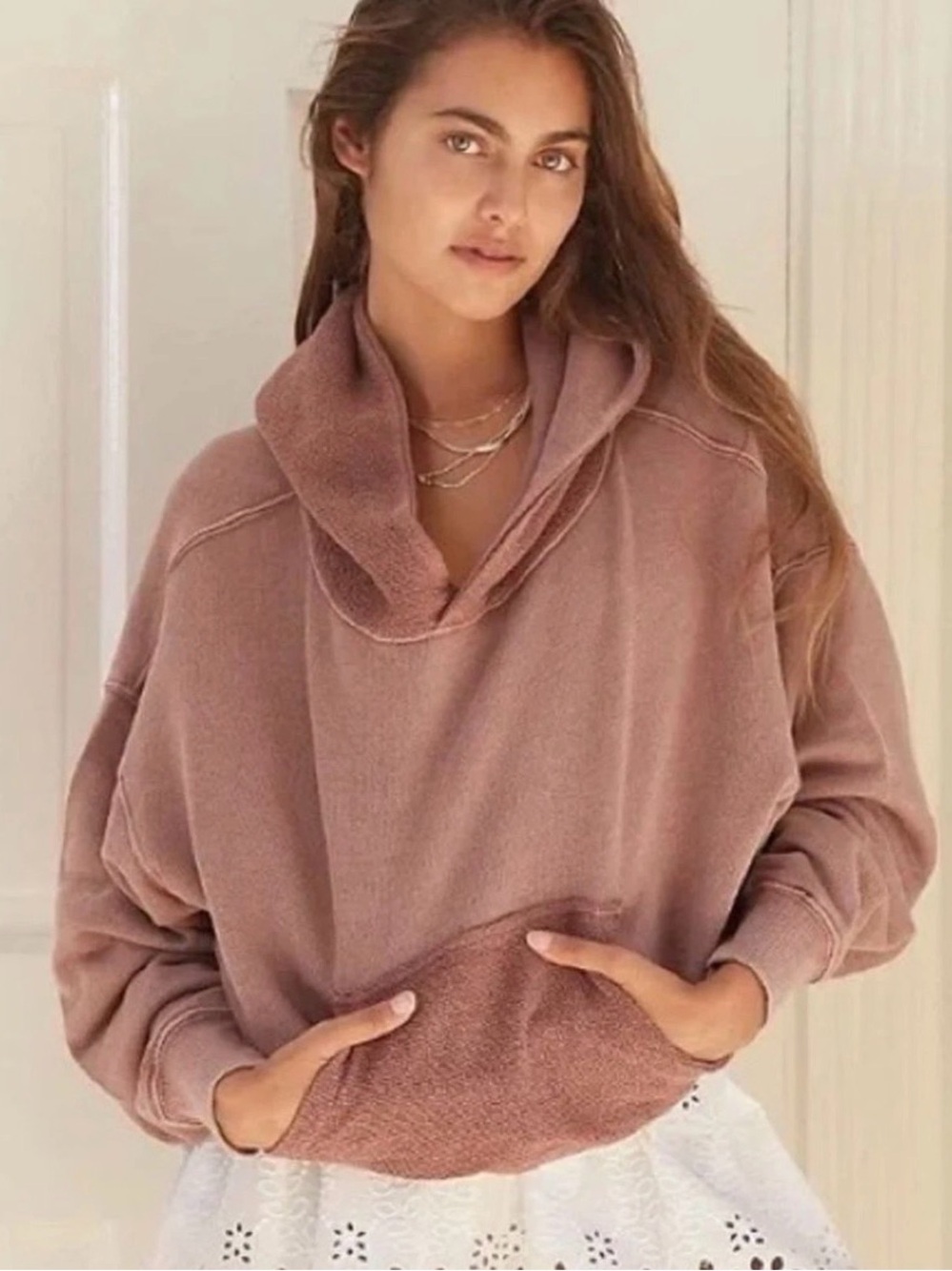 Free people Cropped Hoodie